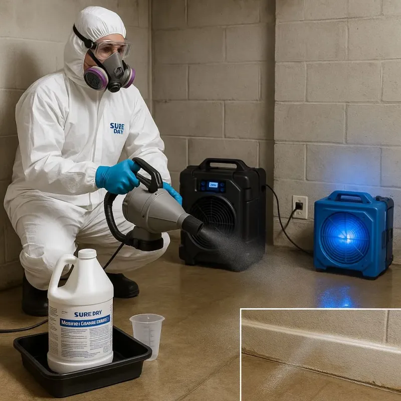 Sanitization and Odor Removal process in Krum, TX