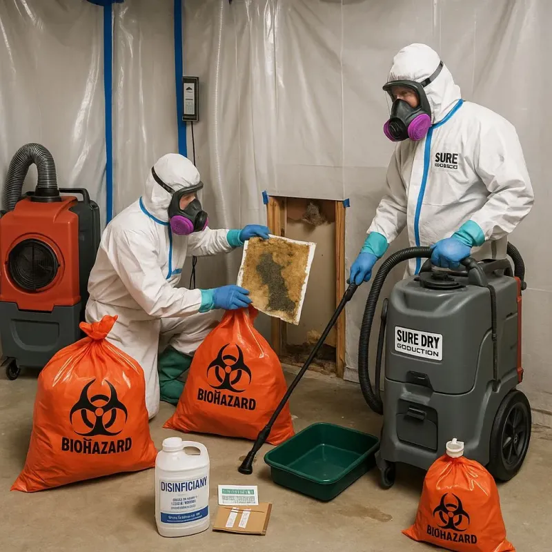 Contaminated Water Handling Protocols process in Krum, TX