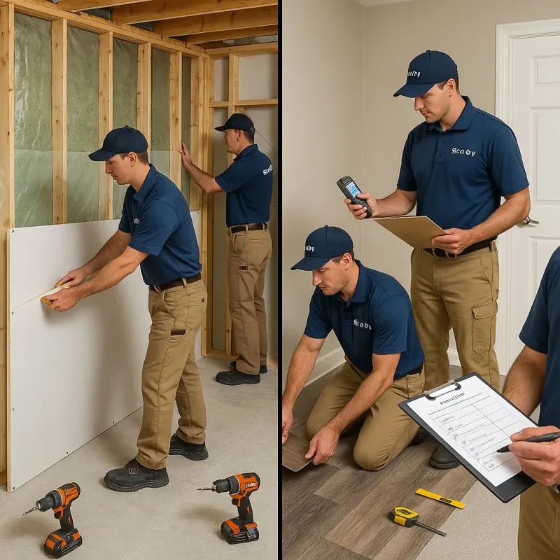 Repairs and Reconstruction process in Krum, TX